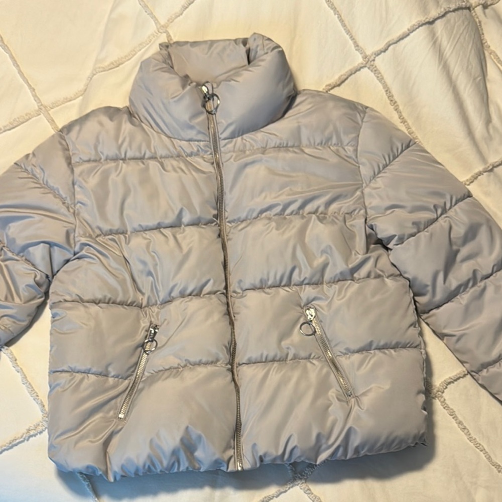 Alter’d State LIKE NEW Stylish Light Gray Puffer Jacket